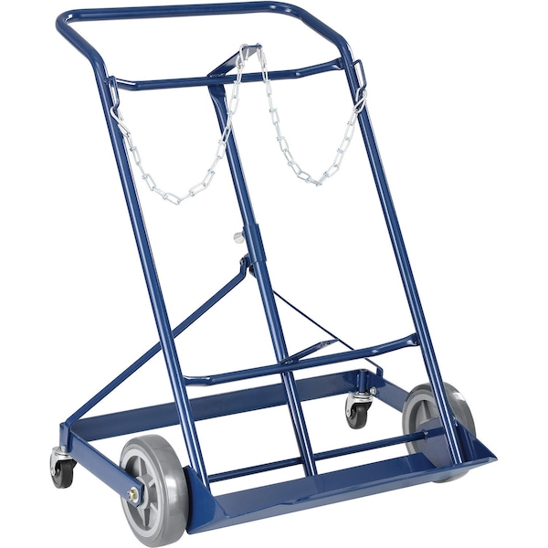 Global Industrial Twin Cylinder Hand Truck, 500 Lb. Capacity, For 9-1/4 Diameter Cylinders 989001 - main